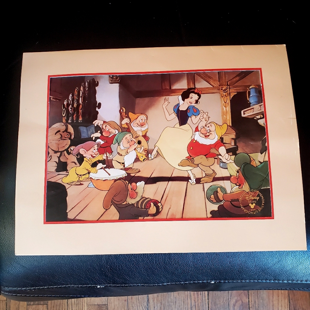 VINTAGE Disney Commemorative Lithograph 1994